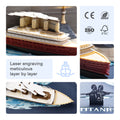unique titanic desk decor gift paper sculpture